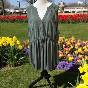 Torrid Sage Green Sleeveless Tank Top